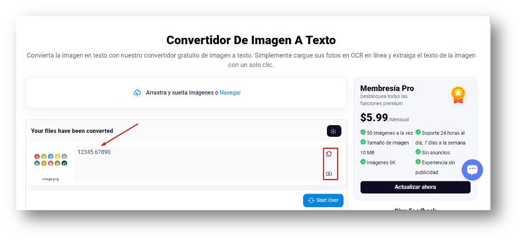 Extracción de datos numéricos 3